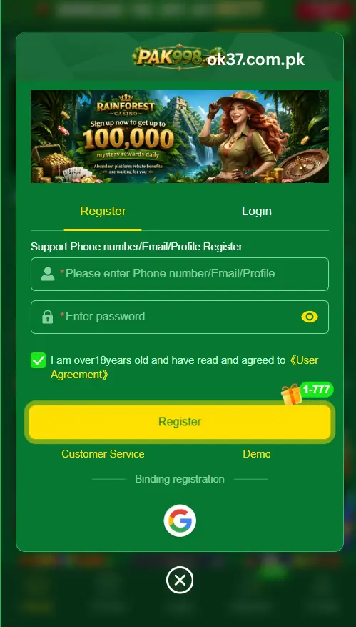 PAK998 Game App