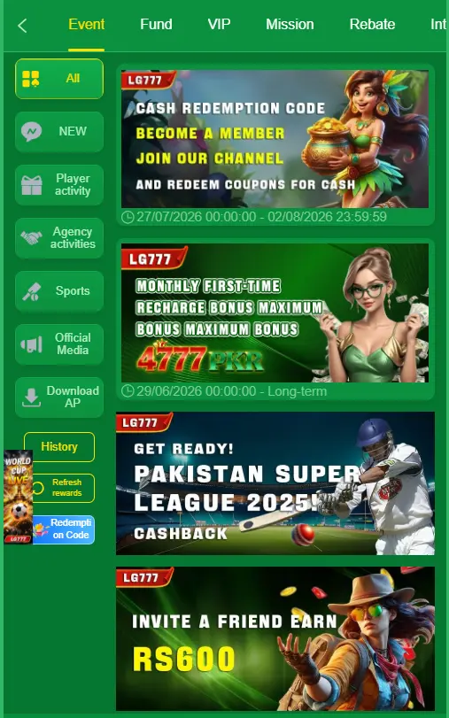 LG 777 Game App